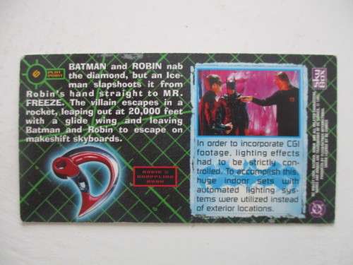DC SKYBOX - WIDEVISION TRADING CARD  / BAT-MAN AND ROBIN NO. 6 / 1997