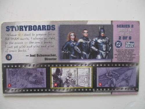 DC SKYBOX - WIDEVISION TRADING CARD  / BAT-MAN AND ROBIN  / 1997 X 2