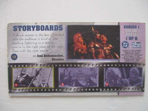 DC SKYBOX - WIDEVISION TRADING CARD  / BAT-MAN AND ROBIN  / 1997 X 2