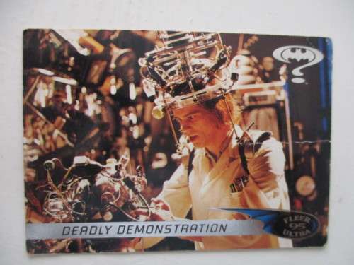 DC / MARVEL FLEER ULTRA BAT-MAN  1995 -  DEADLY DEMONSTRATION