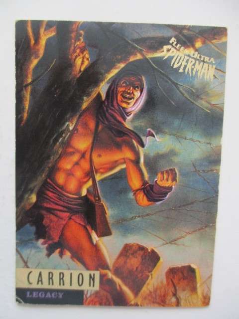 DC / MARVEL - FLEER ULTRA - TRADING CARD - SPIDER-MAN - CARRION   1995
