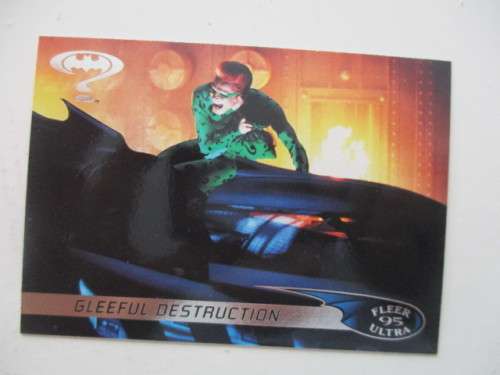 DC / MARVEL - FLEER ULTRA - TRADING CARD - BATMAN / GLEEFUL DESTRUCTION 1995