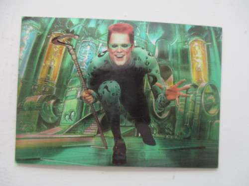 DC / MARVEL - ANIMACTION FOIL CARD - WELCOME TO THE RIDDLERS LAIR  1995