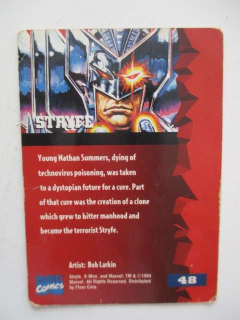 DC / MARVEL - FLEER ULTRA 1995 TRADING CARD  -  STRYFE