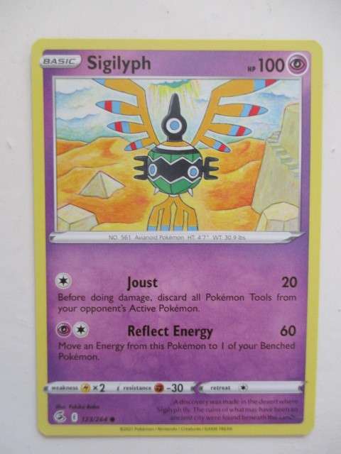 POKEMON TRADING CARD - HP 100 - SIGILYPH