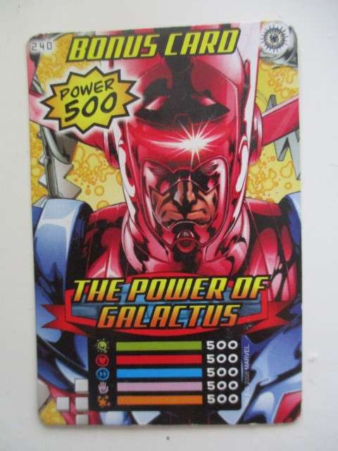DC / MARVEL - SPIDER-.MAN / HEROES $ VILLLAINS  NO. 240 THE POWER OF GALACTUS