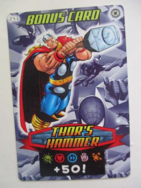 DC / MARVEL - SPIDER-.MAN / HEROES $ VILLLAINS  NO. 241 THOR`S HAMMER