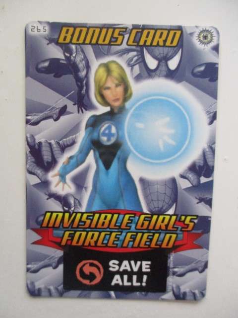 DC / MARVEL - SPIDER-.MAN / HEROES $ VILLLAINS  NO. 265 - INVISIBLE GIRL