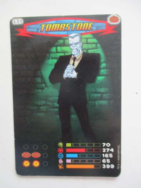 DC / MARVEL - SPIDER-.MAN / HEROES $ VILLLAINS  NO. 134 TOMBSTONE
