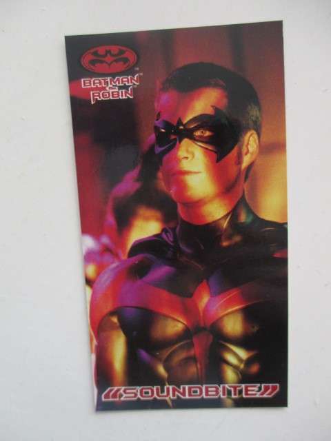 DC SKYBOX - WIDEVISION TRADING CARD  / BAT-MAN AND ROBIN NO. 50/ 1997