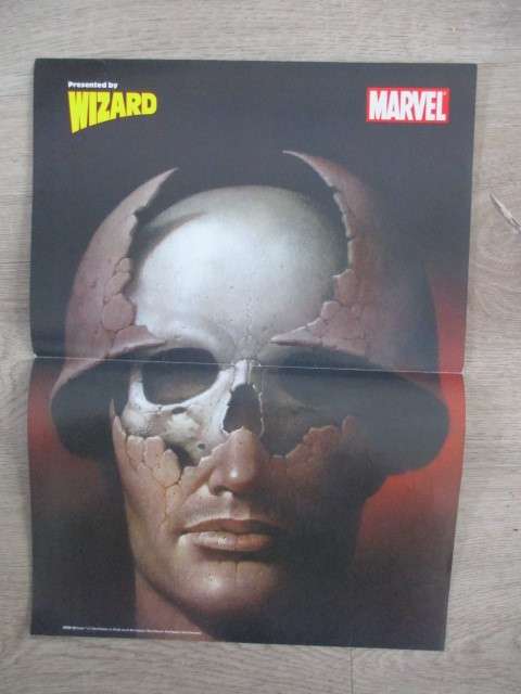 MARVEL POSTER PRESENTED  BY WIZARD 2 SIDED POSTER - 26 X  35 CM