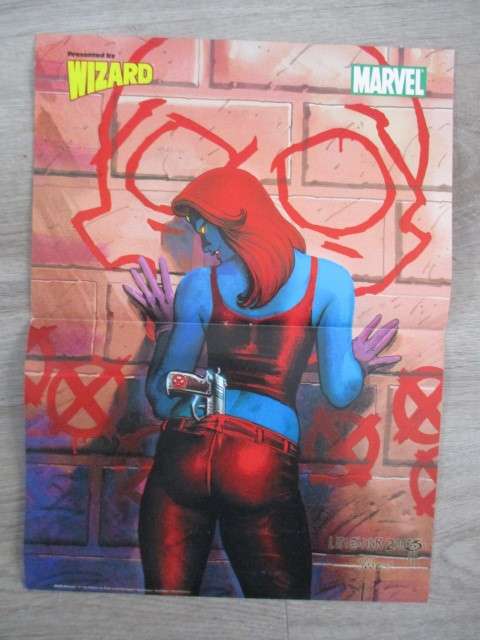 MARVEL POSTER PRESENTED  BY WIZARD 2 SIDED POSTER - 26 X  35 CM
