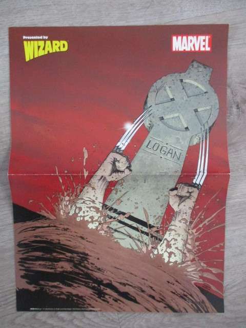 MARVEL POSTER PRESENTED  BY WIZARD 2 SIDED POSTER - 26 X  35 CM