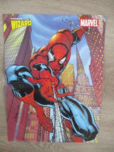 MARVEL POSTER PRESENTED  BY WIZARD 2 SIDED POSTER - 26 X  35 CM