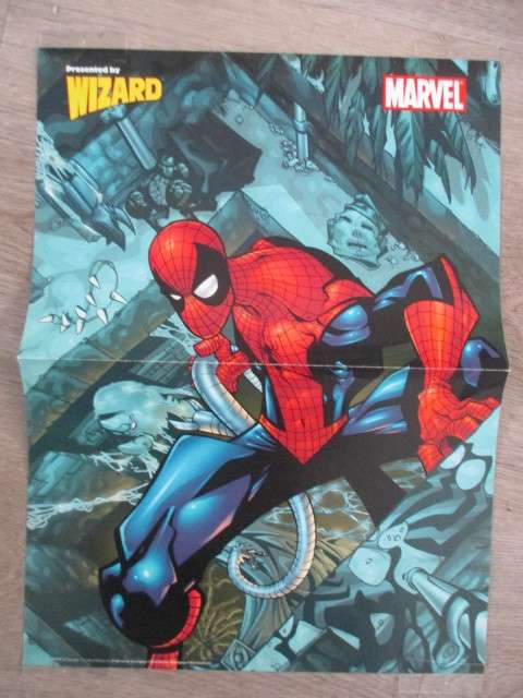 MARVEL POSTER PRESENTED  BY WIZARD 2 SIDED POSTER - 26 X  35 CM