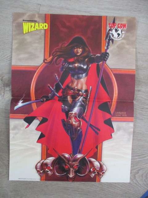 MARVEL POSTER PRESENTED  BY WIZARD 2 SIDED POSTER - 26 X  35 CM