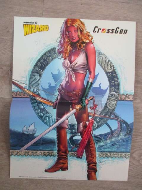 MARVEL POSTER PRESENTED  BY WIZARD 2 SIDED POSTER - 26 X  35 CM