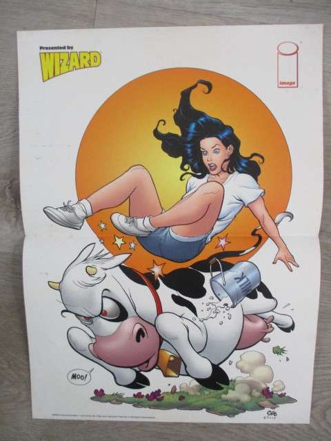 MARVEL POSTER PRESENTED  BY WIZARD 2 SIDED POSTER - 26 X  35 CM