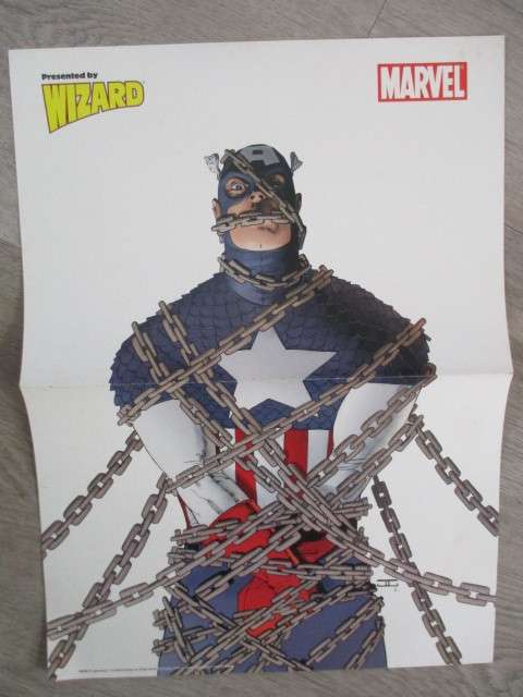 MARVEL POSTER PRESENTED  BY WIZARD 2 SIDED POSTER - 26 X  35 CM