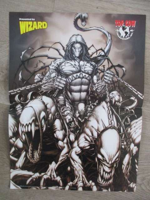 MARVEL POSTER PRESENTED  BY WIZARD 2 SIDED POSTER - 26 X  35 CM
