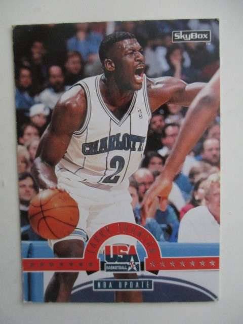 SKYBOX - USA BASKETBALL CARDS MAGIC ON - LARRY JOHNSON