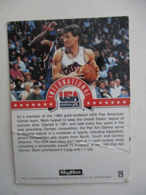 SKYBOX - USA BASKETBALL CARDS MAGIC ON - MARK PRICE