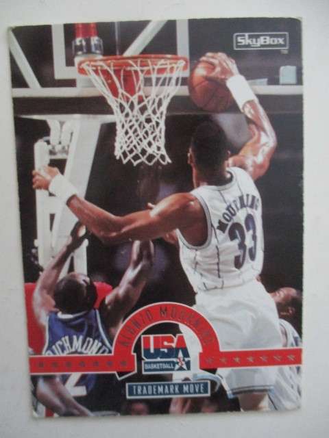 SKYBOX - USA BASKETBALL CARDS MAGIC ON - ALONZO MOURNING
