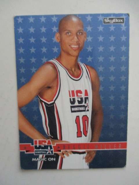 SKYBOX - USA BASKETBALL CARDS MAGIC ON - REGGIE MILLER