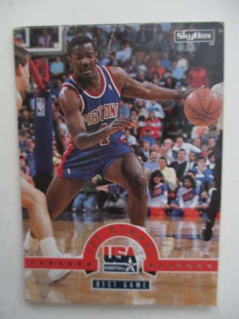 SKYBOX - USA BASKETBALL CARDS MAGIC ON - JOE DUMARS