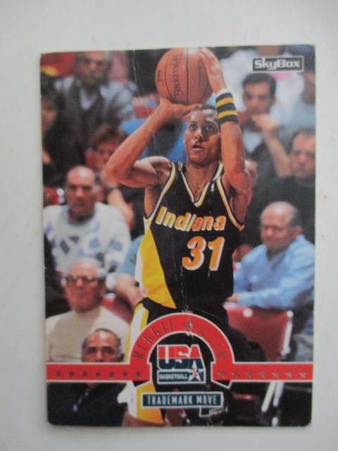 SKYBOX - USA BASKETBALL CARDS MAGIC ON - REGGIE MILLER