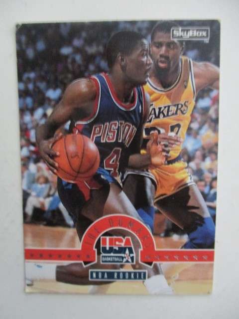 SKYBOX - USA BASKETBALL CARDS MAGIC ON - JOE DUMARS