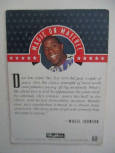 SKYBOX - USA BASKETBALL CARDS MAGIC ON - DAN MAJERLE