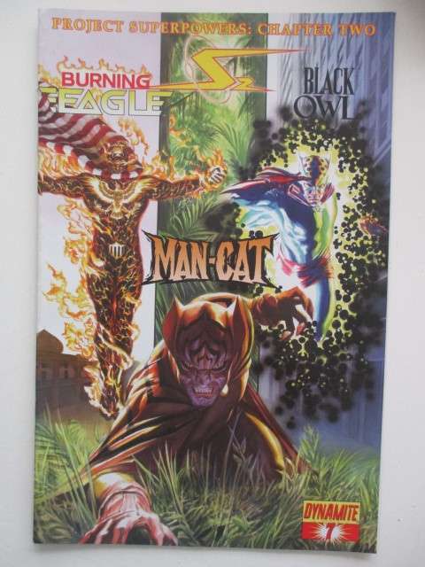 PROJECT SUPERPOWERS COMICS - BURNING EAGLE AND BLACK OWL CHP 2 VOL.1  ISS. 7  FIRST PRINTING