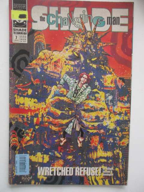 DC COMICS - THE CHANGING MAN -  SHADE -  NO. 7   - 1991
