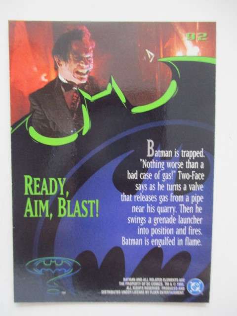 DC / MARVEL - FLEER ULTRA 1995 BATMAN - READY AIM BLAST