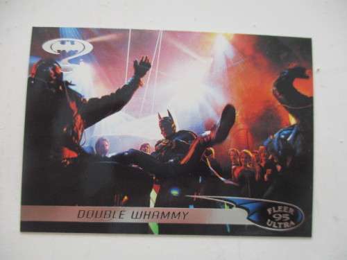 DC /  MARVEL - FLEER  ULTRA 1995 BATMAN -  DOUBLE WHAMMY