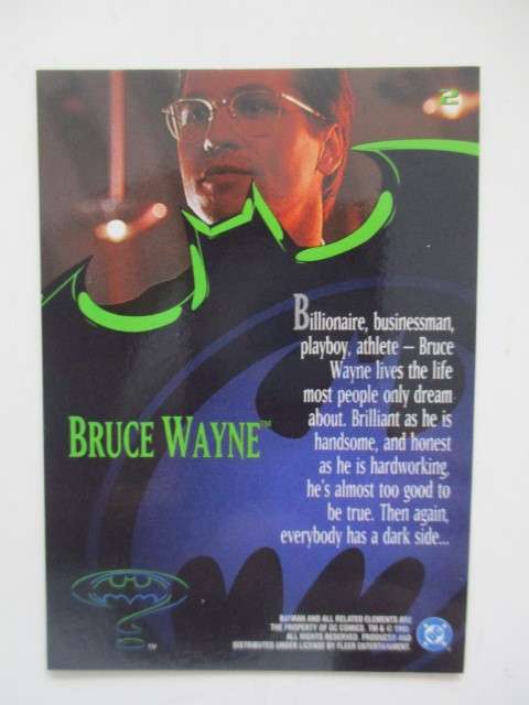DC/ MARVEL-  - FLEER ULTRA 1995 - BATMAN -  BRUCE WAYNE