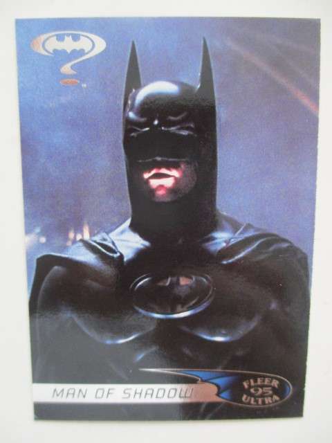 DC /  MARVEL - FLEER  ULTRA 1995 BATMAN -  MAN OF SHADOW