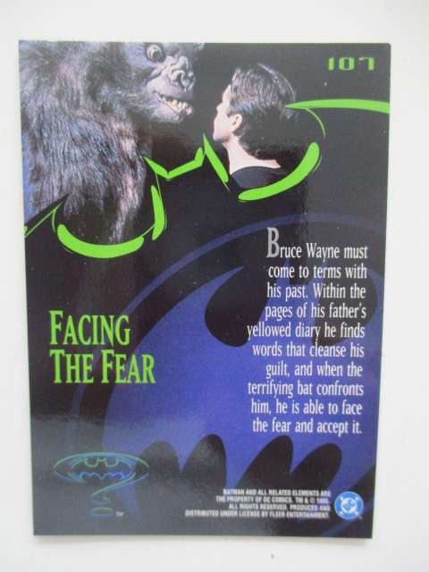 DC/ MARVEL-  - FLEER ULTRA 1995 - BATMAN -  FACING THE FEAR