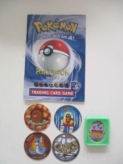 TAZOS  POKEMON SMALL PIC AND BOOKLET