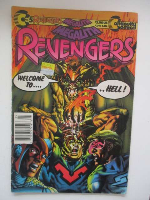 CONTINUITY  COMICS - REVENGERS  NO. 5 - 1989 -  GREAT CONDITION