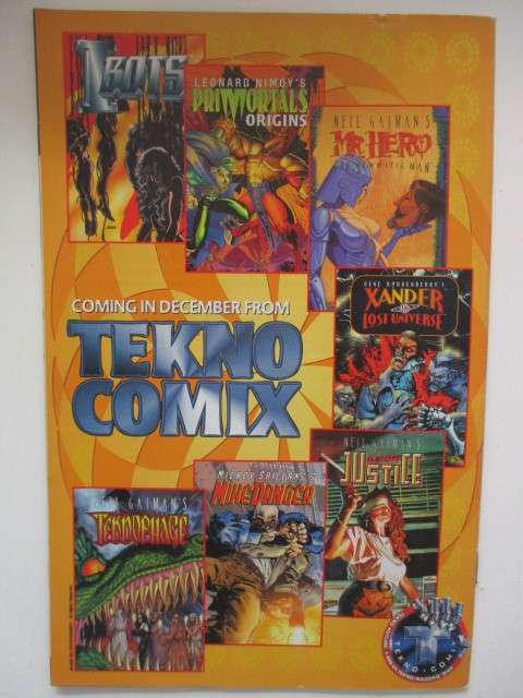 TEKNO COMICS - MIKE DANGER -  VOL. 1  NO. 7 - 1996  - GREAT CONDITION