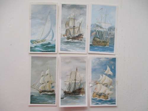 DONCELLA CORONETS CIGAR / CIGARETTE CARDS IN ORIGINAL BOX - SAILING SHIPS