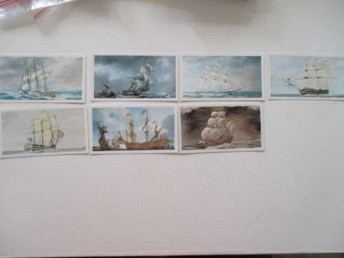 DONCELLA CORONETS CIGAR / CIGARETTE CARDS IN ORIGINAL BOX - SAILING SHIPS