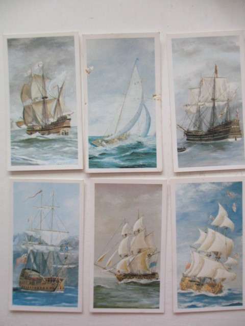 DONCELLA CORONETS CIGAR / CIGARETTE CARDS IN ORIGINAL BOX - SAILING SHIPS