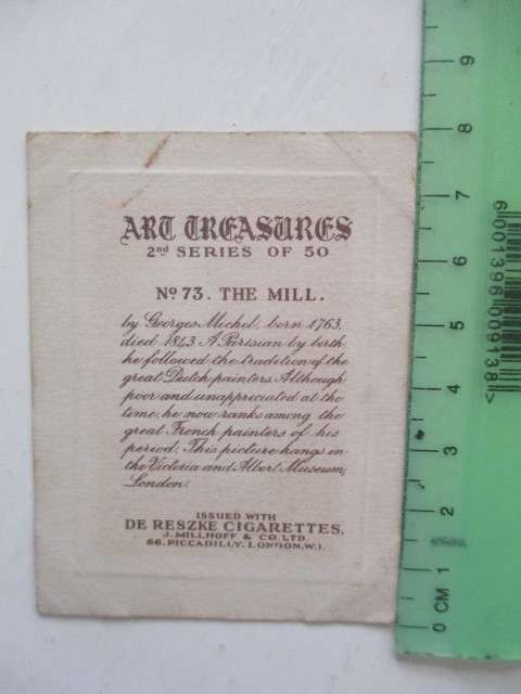 CIGARETTE CARD - DE RESZKE NO. 73 CARD