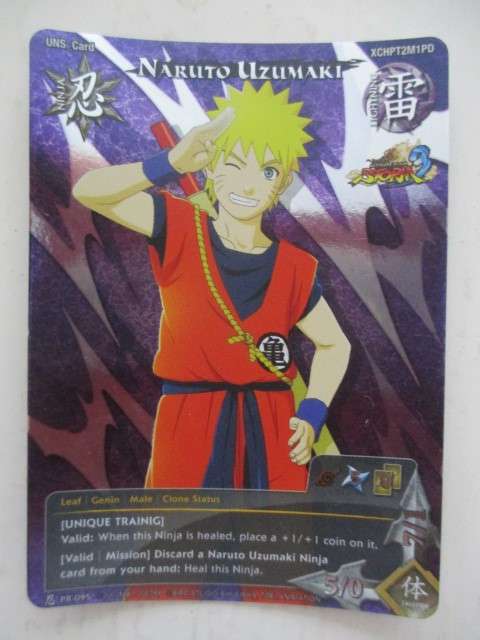 NARUTO COLLECTORS CARD - FOIL NARUTO UZUMAKI  - 2002