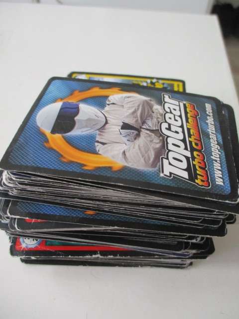 TOP GEAR TRADING CARD LOT  AND OTHER CARDS  APP. 100 TOP GEAR CARDS AND OTHERS
