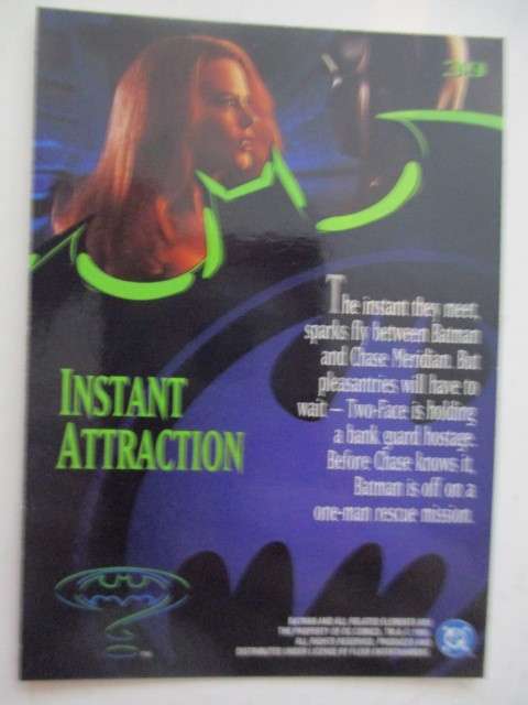 DC / MARVEL TRADING CARD / FLEER ULTRA 95 - BATMAN - INSTANT ATTRACTION