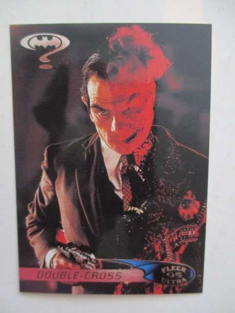DC / MARVEL  TRADING CARD BATMAN FLEER ULTRA 95 - DOUBLE-CROSS